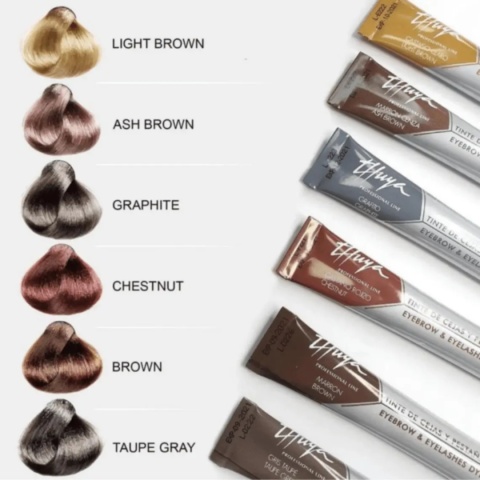 Farba arganowo – keratynowa do brwi i rzęs Thuya