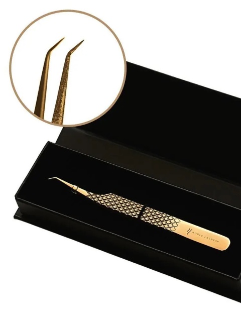 Pęseta do rzęs GOLD PRO 3