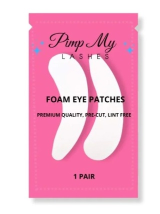 Piankowe płatki pod oczy do przedłużania rzęs