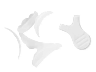 Wałki Silikonowe 5 par + Grzebyk