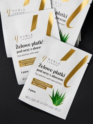 Płatki pod oczy z wyciągiem z aloesu