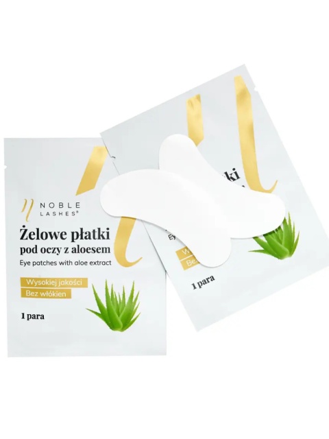 Płatki pod oczy z wyciągiem z aloesu