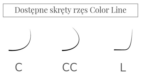 Rzęsy Color Line OCEAN BLUE