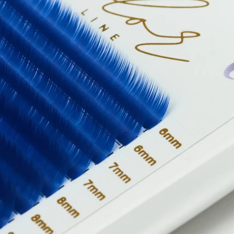 Rzęsy Color Line BLUE